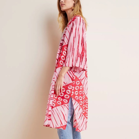 Anthropologie Bl-nk London Lia Shibori Kimono - Picture 2 of 4